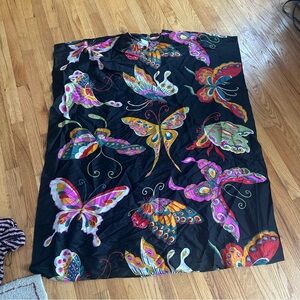 Rare vintage 80s Smithsonian butterfly kaftan